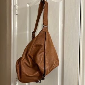 Leather hobo purse